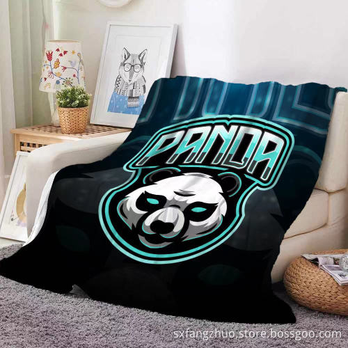 cheap wholesale super cute and soft panda slimming blankets